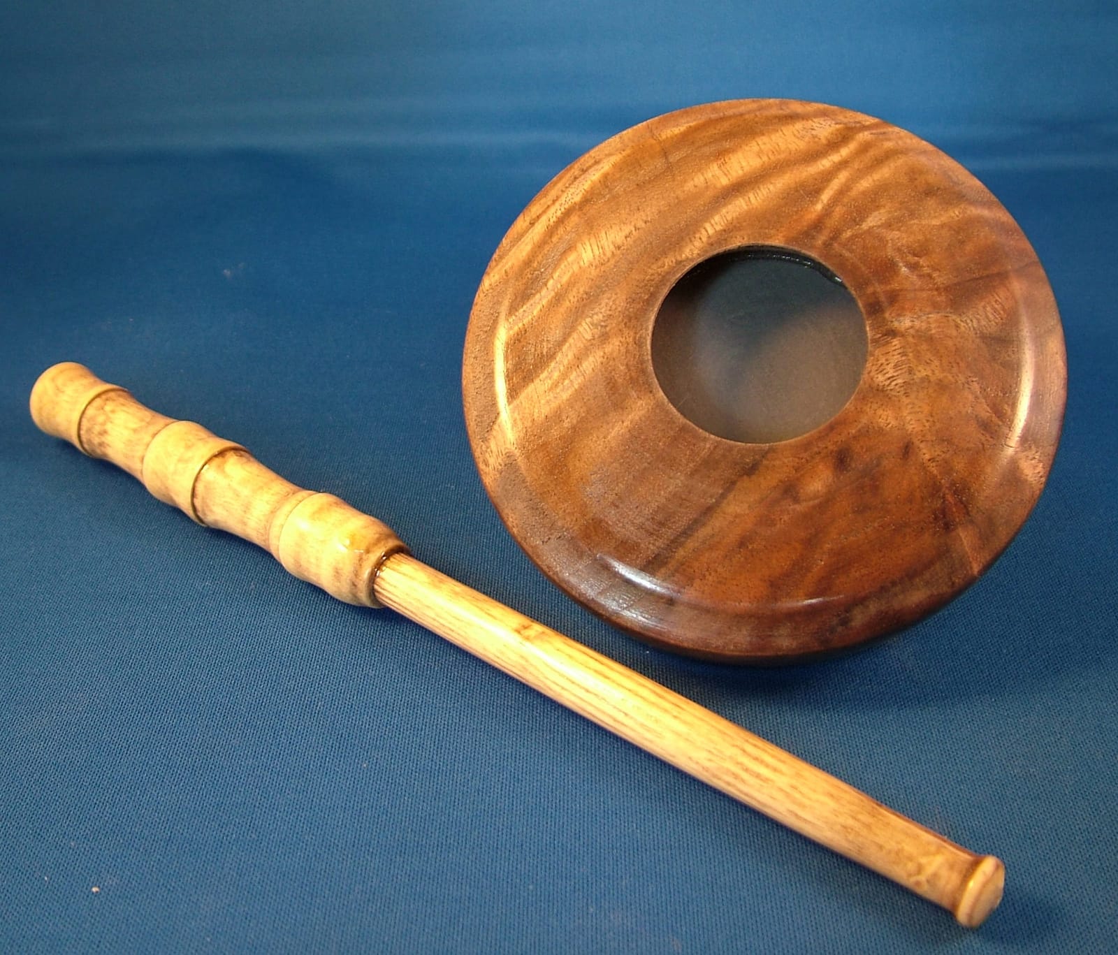Turkey call in figured walnut